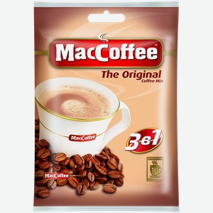 Напиток кофейный растворимый MACCOFFEE Original 3в1, 10пак