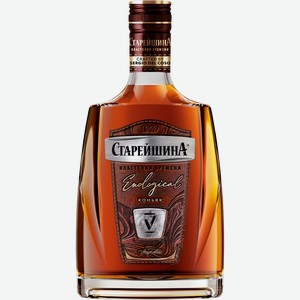 Коньяк СТАРЕЙШИНА ТРЭВЕЛ 5 лет 40%, 0.25л