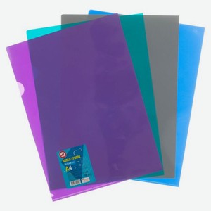 Папка-уголок АШАН Красная птица тиснение Diamond А4