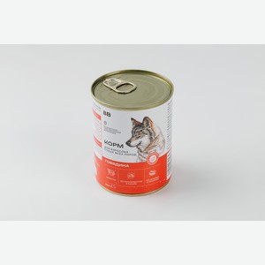 Корм влажный для собак, говядина ж/б, 340 гр 340 г