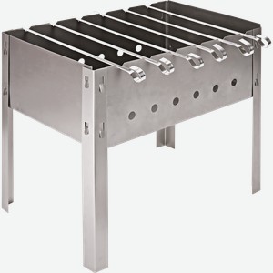 Мангал 365 ДНЕЙ 400x240мм, с 6 шампурами