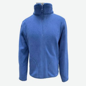 Куртка флисовая для девочки голубая