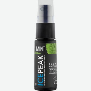 Спрей для рта ICEPEAK освежающий со вкусом мяты, 15мл