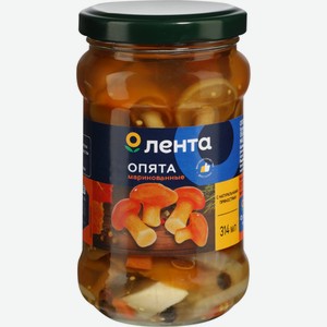 Опята ЛЕНТА маринованные ст., Китай, 314 мл