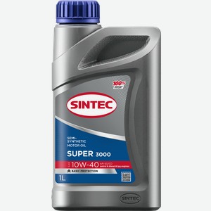 Масло моторное SINTEC Super 3000 10W-40 SG/CD, Арт. 600239, 1л