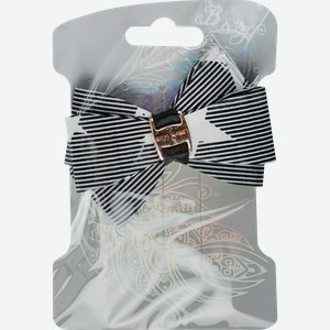 Резинка для волос B&H Бант, черная, Арт. W0175