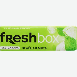Жевательная резинка FRESHBOX без сахара со вкусом мяты, 12,65г