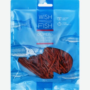 Форель сушеная WISH FISH паутинка, 70г