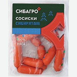 Сосиски Сибирятам, Сибагро, 330 Г