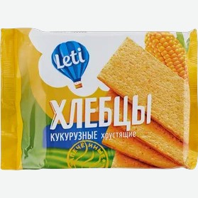 Хлебцы хрустящие кукурузные запеченые, 60 г