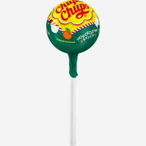 Карамель CHUPA CHUPS со вкусами мандарина, ванили и мяты, яблока и карамели, 12г