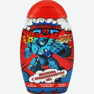 Шампунь-кондиционер для мальчиков MEGAMONSTERS 2в1, 300мл