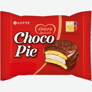 Печенье LOTTE Choco Pie глазированное, 28г