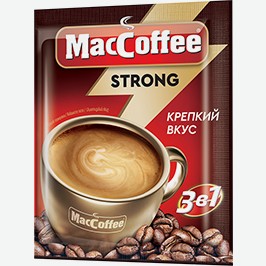 Напиток Кофейный Маккофе Стронг, Растворимый, 3 В 1, 18 Г