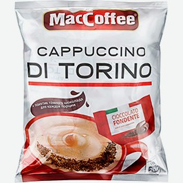 Напиток Кофейный Маккофе Капучино Ди Торино, С Тёмным Шоколадом, Растворимый, 3 В 1, 25,5 Г