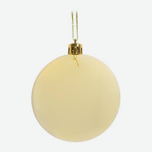 Украшение на елку Шар золотой 7см в ассортименте