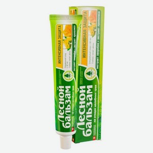 Зубная паста Лесной Бальзам Интенсивная защита зверобой и прополис, 75 мл