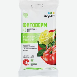 Средство от клещей и листогрызущих вредителей на растениях AVGUST Фитоверм, 4мл