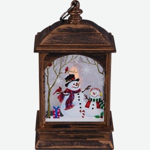 Фонарь HOMECLUB c LED-подсветкой 13см, дизайн в ассортименте, на батарейках, Арт. XY-BL3-1B