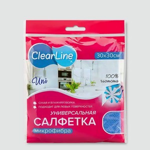Салфетка из микрофибры «ClearLine» Универсальная 30х30 см