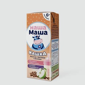 Кашка «Наша Маша» молочно-гречневая с яблоками, 200 мл