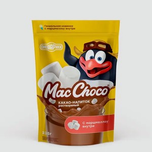 Какао-напиток растворимый «MacChocolate» Смешарики, с маршмеллоу, 235 г