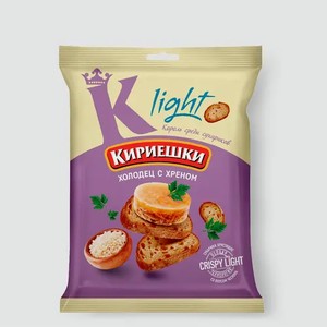 Сухарики «Кириешки Light» Холодец с хреном, 33 г