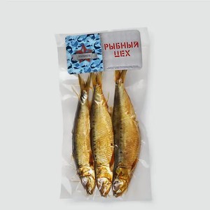 Сардина иваси «Рыбный цех» холодного копчения, 200 г