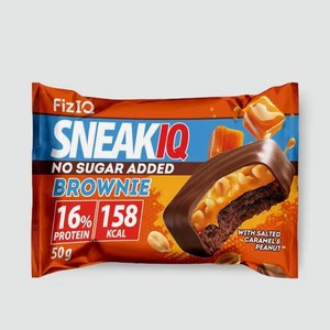 Печенье протеиновое «FizIQ SNEAKIQ» с солёной карамелью и арахисом, 50 г