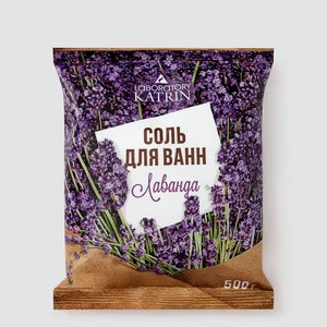 Соль для ванн «Лаборатория Катрин» Лаванда, 500 г