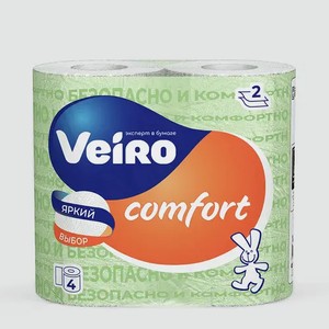 Туалетная бумага двухслойная «Veiro» COMFORT