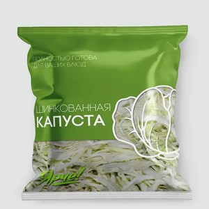 Капуста белокочанная шинкованная, 250 г