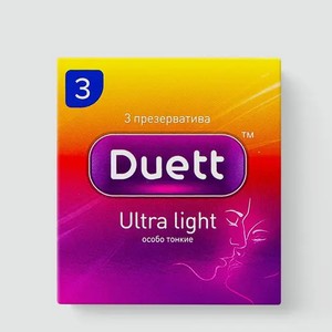 Презервативы «Duett» Ultra Light, 3шт