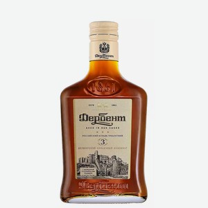 Коньяк Дербент 3 Года 40% 0,25Л