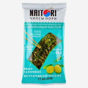 Чипсы из морских водорослей Naitori, 3 г