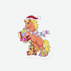 Наклейка Нг Символ Года 15*20см Арт.jl1393