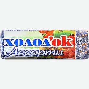Конфеты ХОЛОДОК Ассорти, таблетированные в стике, 15г