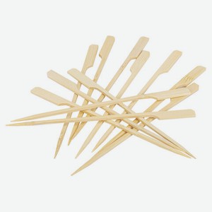 Пики для канапе бамбуковые Гольф 15см 100шт