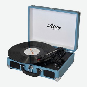 ALIVE AUDIO Виниловый проигрыватель GLAM Aqua c Bluetooth, 1 шт.