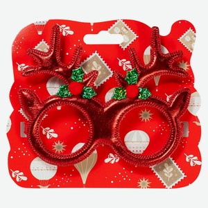Изделие карнавальное Santa s World Очки  Рога  14*11,5 см ар
