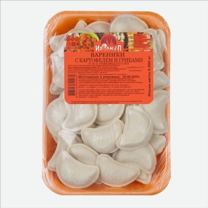 Вареники С Картофелем И Грибами 500г Изолимп