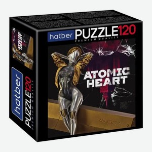 Пазлы 120 элементов Premium Hatber 15*15cм в ассортименте