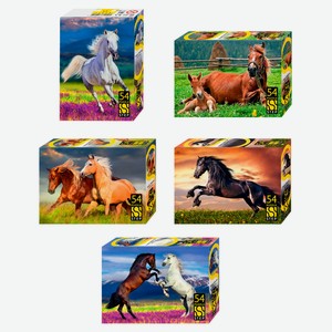 Пазл Step Puzzle Лошади 54 элемента, 1 шт в ассортименте