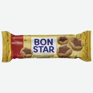 Печенье Krember Bon Star с шоколадной глазурью 90 г