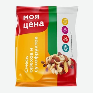 Смесь фруктово-ореховая Моя цена жареная 100г