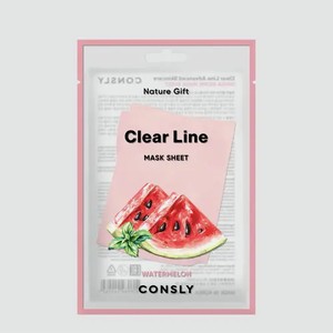 Тканевая маска «Consly» тонизирующая с экстрактом арбуза, 25 мл