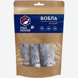 Вобла Fish House вяленая неразделанная 200г, 200 г