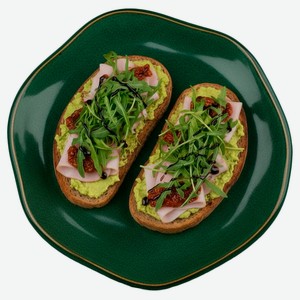 Брускетта АШАН с Тамбовским окороком, 1 шт