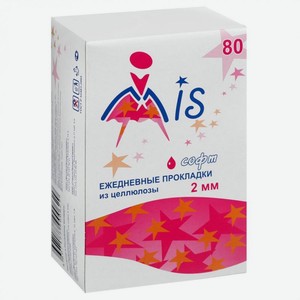 Прокладки женские ежедневные Mis soft, 80 шт