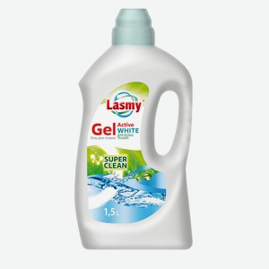 Гель Lasmy для стирки белых тканей 1,5 л. (Окей)